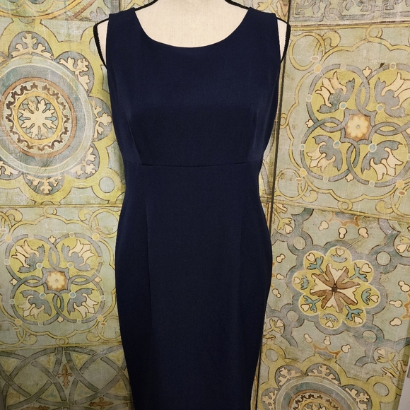 Kasper Navy dress with blazer. Dress size 8 and blazer size 10 - Picture 2 of 16